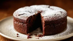 怠け者のチョコレートケーキ：泡立て不要、バター不要、卵不要。子どもでも作れる